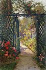 The Garden Gate by Alfred de Breanski